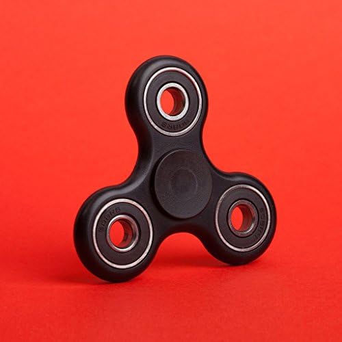 SPINNERCRAFT Pro Fidget Spinner Toy, Performance Bearing, Perfect for Beginners, Stress, ADHD, Boredom (Color: BLACK)