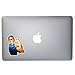 Dark Spark Decals Rosie The Riveter Feminist Symbol - Full Color Vinyl Decal for Indoor or Outdoor use, Cars, Laptops, Décor, Windows, and More (3in)