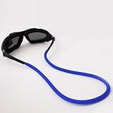 Blue Sunglass Line Retainer Cord Float Strap Boating Floating String Rubber New