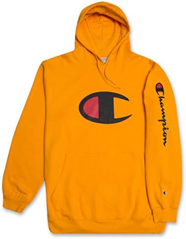 yellow champion hoodie big c