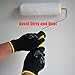 XSHIELD 17-PUG,Polyurethane/Nylon Safety WORK Glove,BLACK,12 Pairs (X-Large)