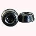 Wall Door Stop Door Knob Bumper & Wall Protector. Sound Dampening Self-Adhesive Door Stop (Black, 6-Pack) (0.5 in Thick & 0.9 in Diameter)