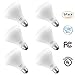 BrizLabs 6 Pack BR30 Recessed Light Bulbs, 11W Equivalent 75W LED Light Bulbs, 800 Lumens 3000K Warm White Flood Light Bulb, E26 Non-dimmable Indoor Light Bulbs UL Listed LED Bulbs for Basement