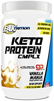 KETO- PROTEIN - COMPLEX - VANILLA - ZERO SUGAR - 907 Grams - Faktrition - Made in the USA