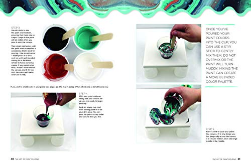 image for Walter Foster Publishing The Art of Paint Pouring: Tips, techniques, a