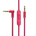 Generic Replacement Cable/Wire For Beats By Dre Headphones Solo/Studio/Pro/Detox/Wireless,Control Talk Cable For Beats by Dre Headphones Solo, Studio, Mixr, Wireless (Pink)
