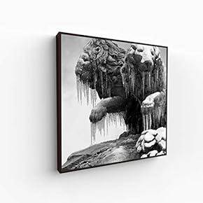 Canvas Wall Art for Living Room, Bedroom Portrait Framed Canvas Prints for Home Decoration Ready to Hang - 16x16 inches