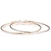 3 Pairs Lightweight Hoop Earrings 60mm Stainless Steel Hypoallergenic,Suitable for Women