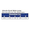 FMS-Shock-Cord-Web-Loops-Plastic-Heavy-Duty-Cord-Ends-For-Assorted-Applications-For-Use-With-Resistance-Banks-Small-Bungees FMS-Shock-Cord-Web-Loops-Plastic-Heavy-Duty-Cord-Ends-For-Assorted-Applications-For-Use-With-Resistance-Banks-Small-Bungees