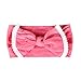 Gacimy Baby Headbands 13 inches Girl Turban Knotted Hair Nylon Elastic Pompom Ball Bow Accessories Soft Stretchy Cotton Headwrap for Newborn Toddler Infant Kids Children Pack of 10