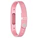 Greeninsync Compatible with Flex 2 Bands Fitbit,Adjustable Comfortable Silicone Replacement Accessories Wristband Bracelet Strap W/Fastener Clasp Perfect for Flex 2 Fitness Smart Watch Small Pink