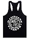 Moge  Mens GYM Shark Print Stringer Bodybuilding Gym Tank Tops