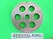 #5 SET (3) plates and (1) knife for Chefs Choice meat grinder food chopper for Kitchenaid mixer