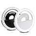 Selfie Ring Light for Camera, 2 Pack Rechargeable Selfie 36 LED Light for iPhone Sumsang Ipad Smartphone Photography Phones, Black & White