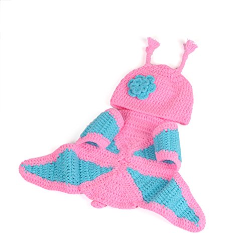 Cute Cartoon Infant Newborn Baby Girl Boy Crochet Clothes Baby Photograph Props - Image 6