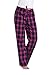 CYZ Women's 100% Cotton Super Soft Flannel Plaid Pajama/Louge Pants-F1608-M