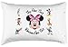 PersonalizedPillowcase - Personalized Minnie Mouse Pillowcase, Fun - 100% Double Brushed Microfiber with Snap Enclosure - 20