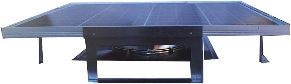 Amtrak Solar 70 Watt Most Powerful Galvanized Steel Roof Mounted Solar Attic Fan Quietly Cools Your House Ventilates Your House, Garage