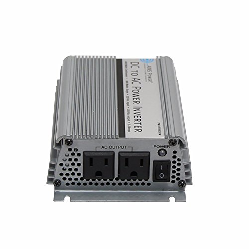 AIMS Power 400 Watt 12 VDC Car Power Inverter with Cigarette Lighter Cables