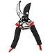 Pixpri Pruning Shears (Red) – Garden Bypass Pruners and Ergonomic Flower Cutter – Ideal Gardening Tool for Trees, Shrubs, Bushes, Weeds – Non-Slip, Foam Grip – Flannel Storage Bag