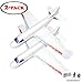 22 Giant Airplane Glider for Kids with 2 GosuToys Stickers - Flying Toy Build It, Throw It and Watch It Glide - Hours of Outdoor Fun