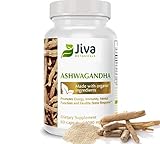 Organic Ashwagandha - Advanced Extract Formula - by Jiva Botanicals - for Stress Relief, Energy Support, Strength and Vitality (60)