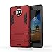 Cocomii Iron Man Armor Microsoft Lumia 950 XL Case, Slim Thin Matte Vertical & Horizontal Kickstand Reinforced Drop Protection Fashion Bumper Cover Compatible with Microsoft Lumia 950 XL (Red)