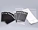 100 pcs Jewelry Earring Display Cards with Self Adhesive Bags (Black)
