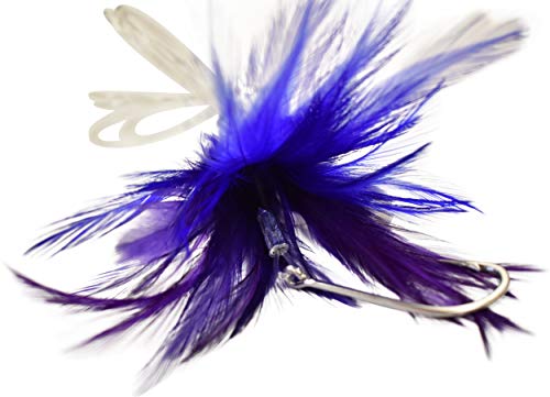 Duster 6" Purple and Blue Feather Lure (Rigged) - Thumbnail 6
