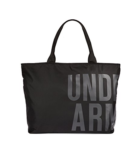 Under Armour Big Wordmark Tote, Black/Pink Shock, One Size