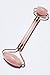 Rose Quartz Jade Roller and Scraping For Face, Natural Jade Roller Pink for Face to Eyes Neck Clear Toxin/Reduce Puffiness/Slimming/Remove Wrinkles/Anti-Aging Restoring, Valenttines Gift.