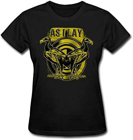 Xxfz Women's As I Lay Dying An Ocean Between Us Music Black X-Large T-shirt