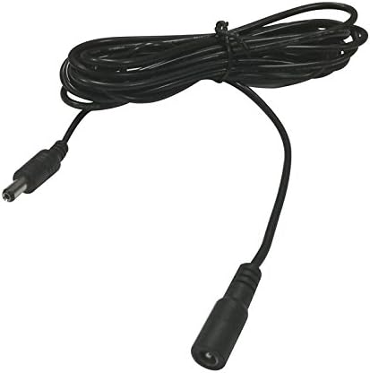 Cable alargador HitCar para adaptador de corriente continua de 2,1 mm (de macho a hembra). Cable alargador para coche, camión, monitor CCTV, cámara de visión trasera, de 12 V - 24 V.