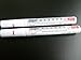 2× Universal Waterproof Permanent Paint Marker Pen Car Tyre Tire Tread Rubber Metal (White)