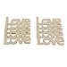 MagiDeal 10pcs Love Letter Sign Wooden Craft Shapes Wedding Decoration Scrapbooking Embellishments