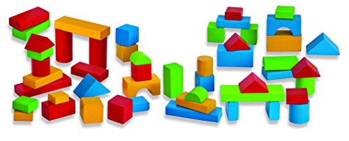 Eichhorn 100050411 50 extra große Baby Holzbausteine in der Trommel, FSC 100% zertifiziertes Buchenholz, hergestellt in… – Bild 4