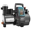 Gardena Station de Pompage 6000/6E Lcd Inox Premium : Pompe Domestique, Débit de 6 000 L/H, Moteur de 1 300 W, Affichage Lc, Corps en Acier Inoxydable de Qualité (1760-20)