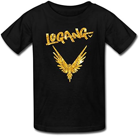 Logan Paul Golden Parrot Children 100% Dual Front Short Sleeve T Shirt