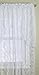 LORRAINE HOME FASHIONS Monaco Super Wide Tailored Window Panel, 120 by 63-Inch, Snow White, Set of 2