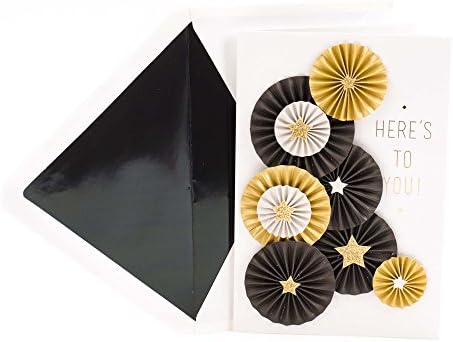 Hallmark Signature Graduation Card (Folded Paper Medallions With Gold Stars Celebrating You)