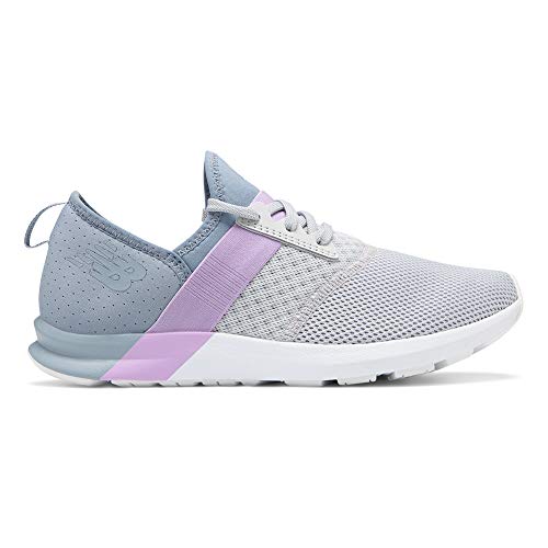 New Balance Women's FuelCore Nergize V1 Sneaker, Light Aluminum/Reflection/Dark Violet, 8.5 B US