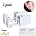 2 Pack Ear Piercing Gun Self Ear Piercing Kit Disposable Ear Piercing Gun Kit with Earring Studs