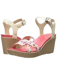 Crocs Leigh II Tacón de cuña con correa de tobillo para mujer