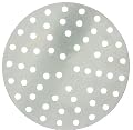 Winco APZP-10P, 10-Inch Aluminum Perforated Pizza Disk with 82 Holes, Pizza Screen