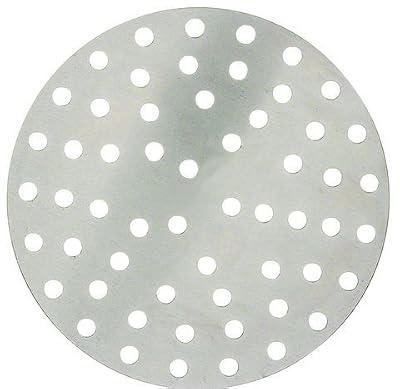 Winco APZP-10P, 10-Inch Aluminum Perforated Pizza Disk with 82 Holes, Pizza Screen