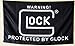 2But Black Glock Flag Banner Firearms Warning Protected 3x5 Feet