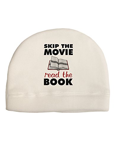 TooLoud Skip The Movie Read The Book Child Fleece Beanie Cap Hat