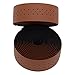 KINGOU Brown Synthetic Leather Road Bike Handlebar Tape Bicycle Bar Tapes - 2PCS Per Set