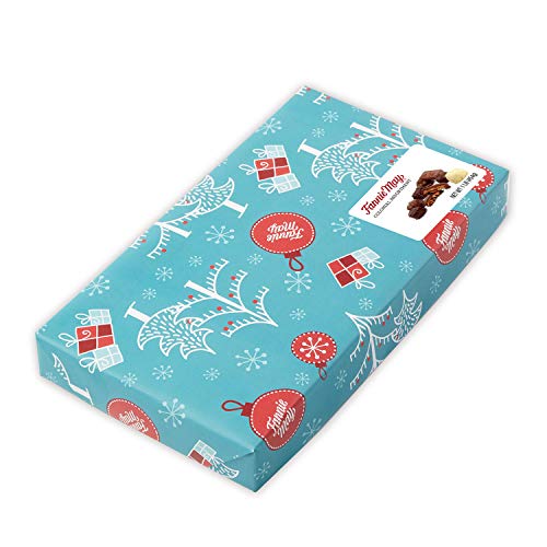 Fannie May Holiday Wrap Colonial Chocolate Assortment, Christmas Candy Gift Box, 1 Lb