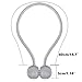 SmallDot Magnetic Curtain Tiebacks, 16 Inch Window Holdbacks Drapes Holders Hooks, Decorative Weave Rope Clips Strong Magnet for Home Office Restaurant Décor, Pack of 2, Grey